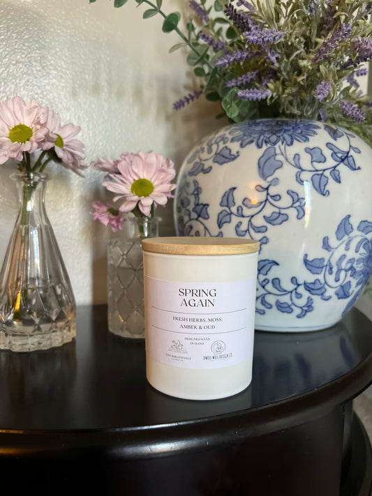 Spring Again Scented Candle x Dwell Well Design Co. Collaboration