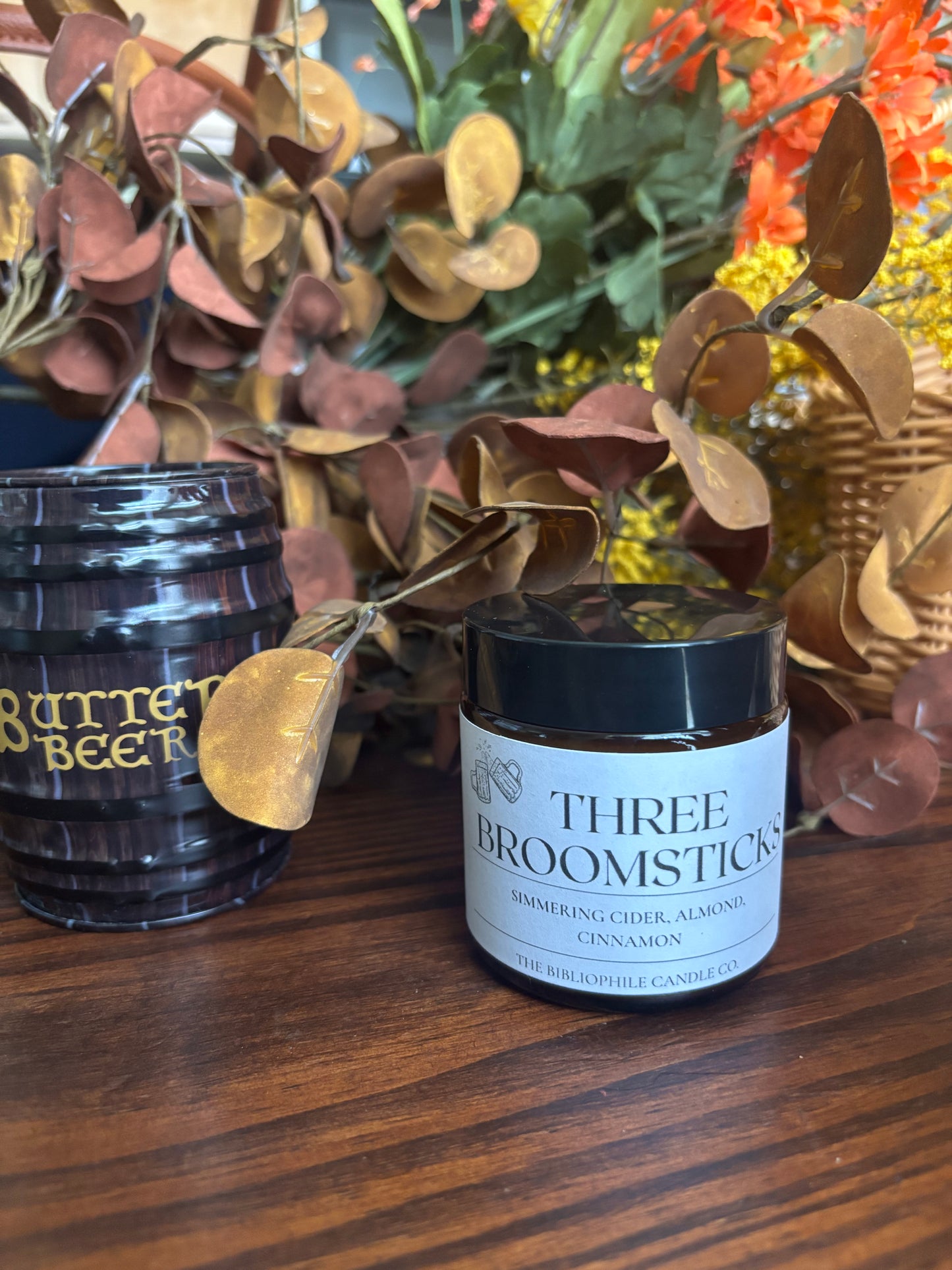 Three Broomsticks Scented Candle