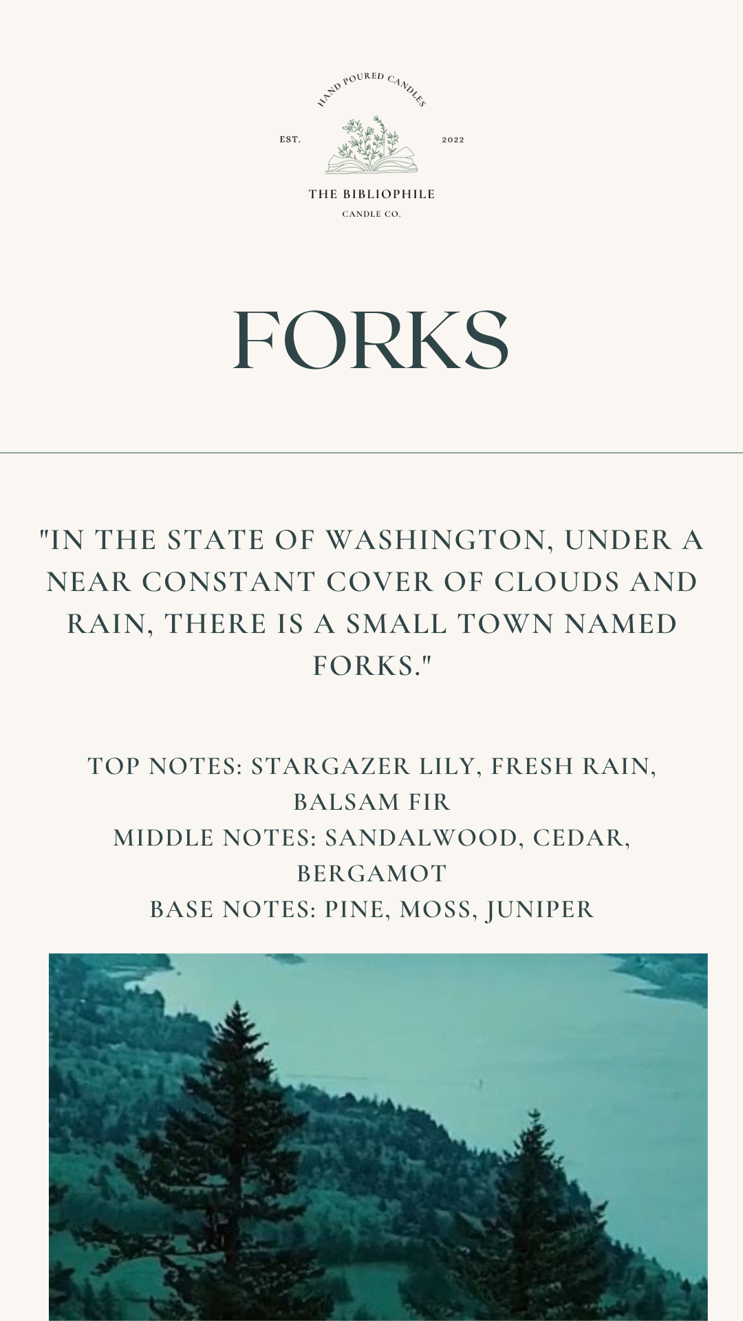 Forks Scented Candle