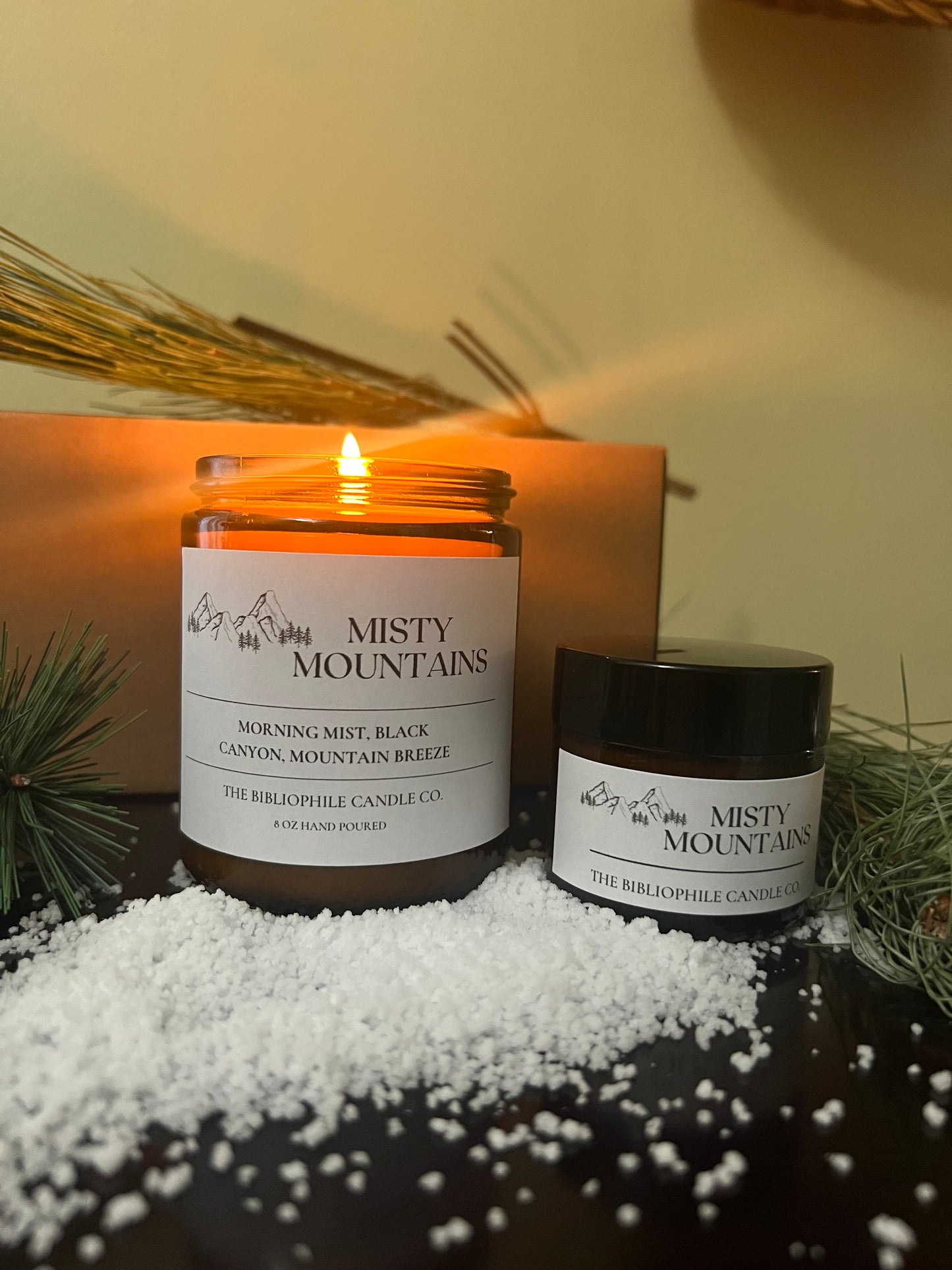 Misty Mountains Scented Candle