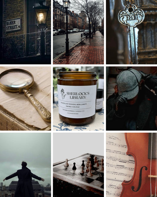 Sherlock's Library Scented Candle