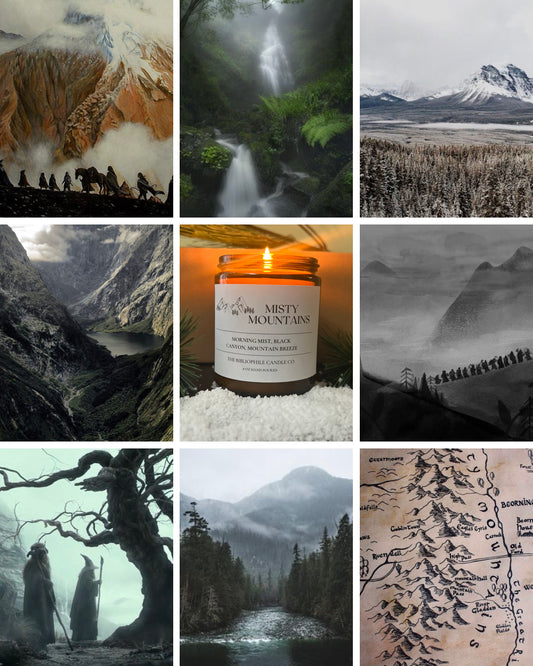 Misty Mountains Scented Candle