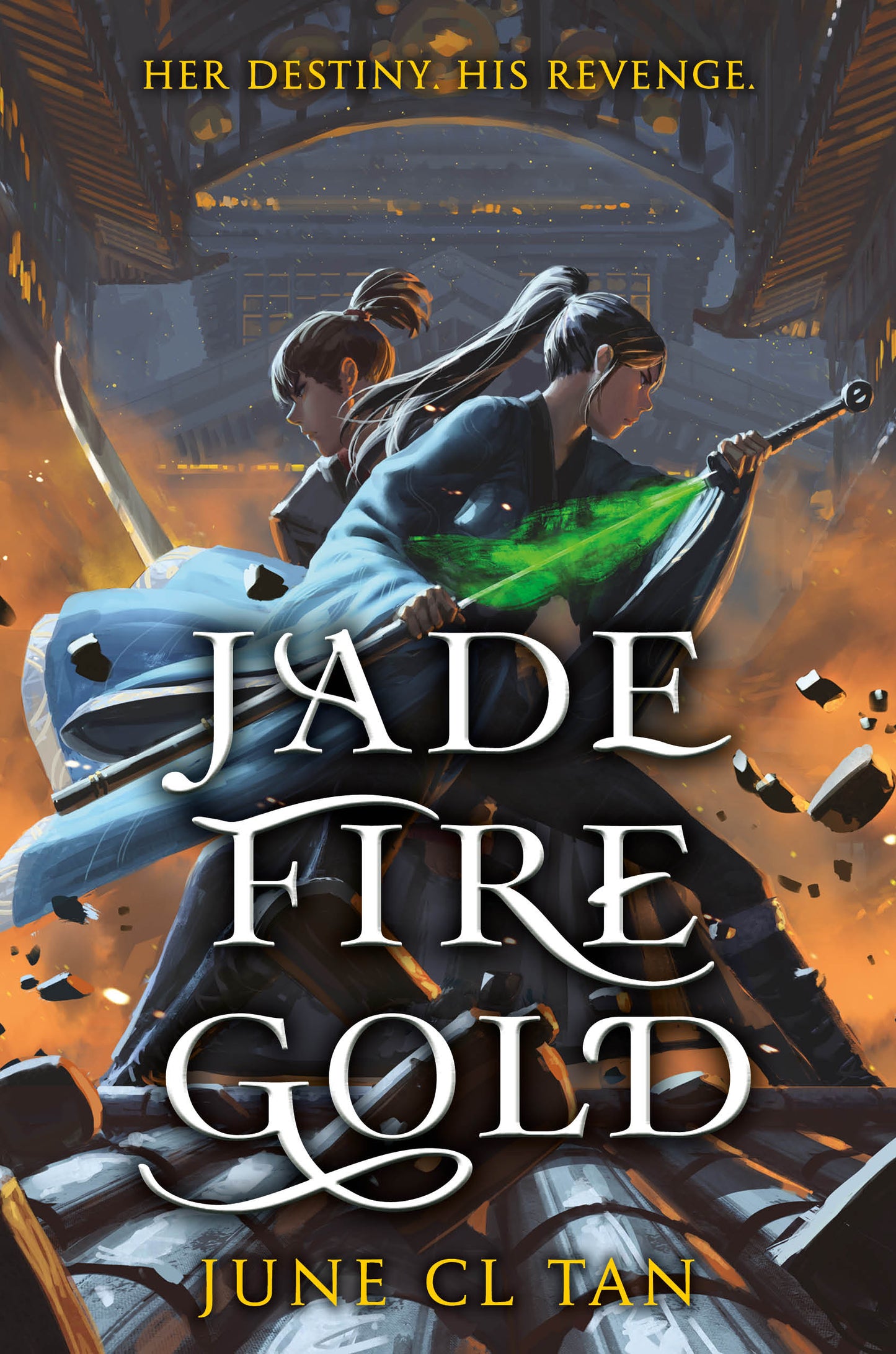 Jade Fire Gold by June Cl Tan