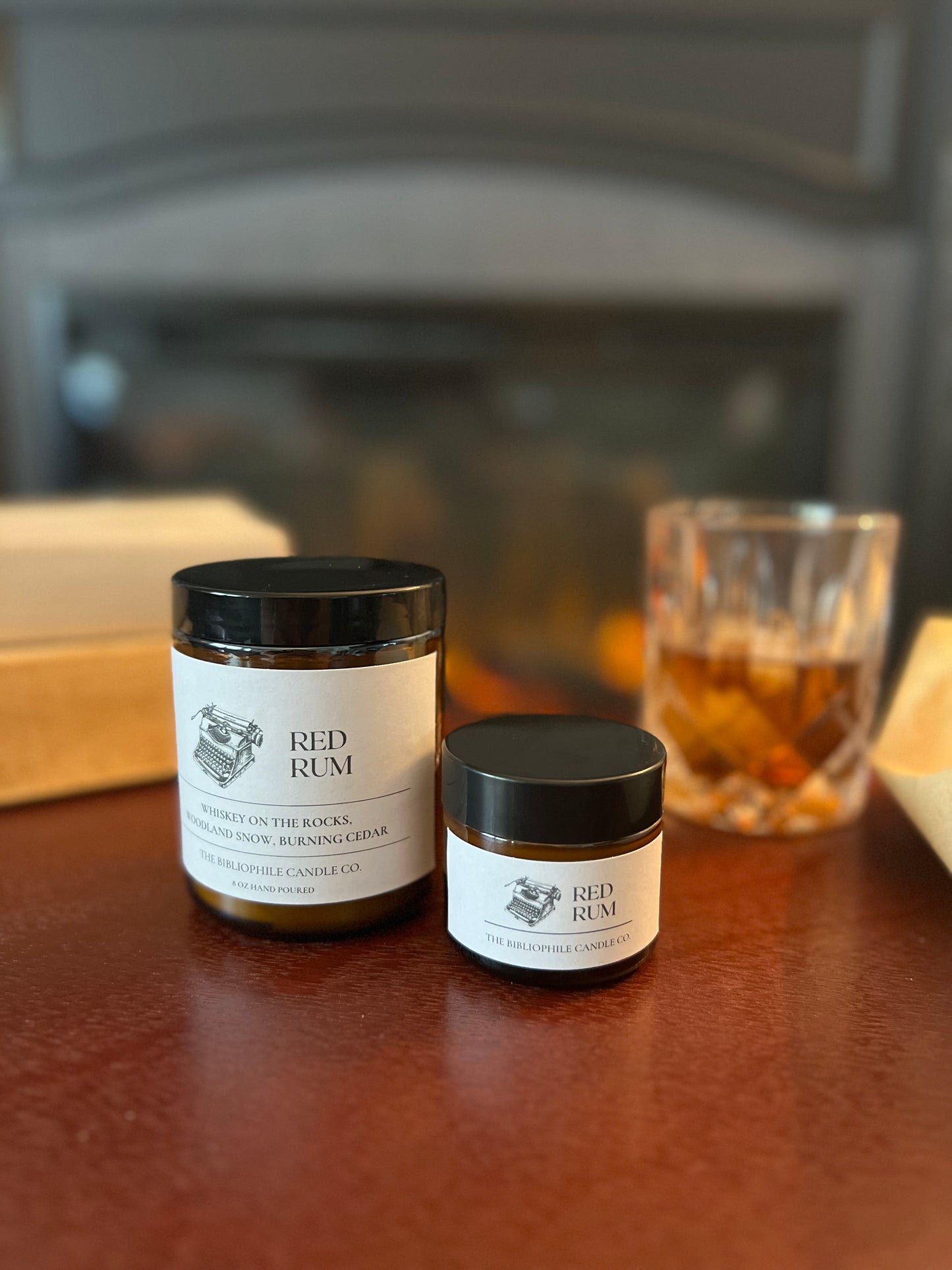 Red Rum Scented Candle