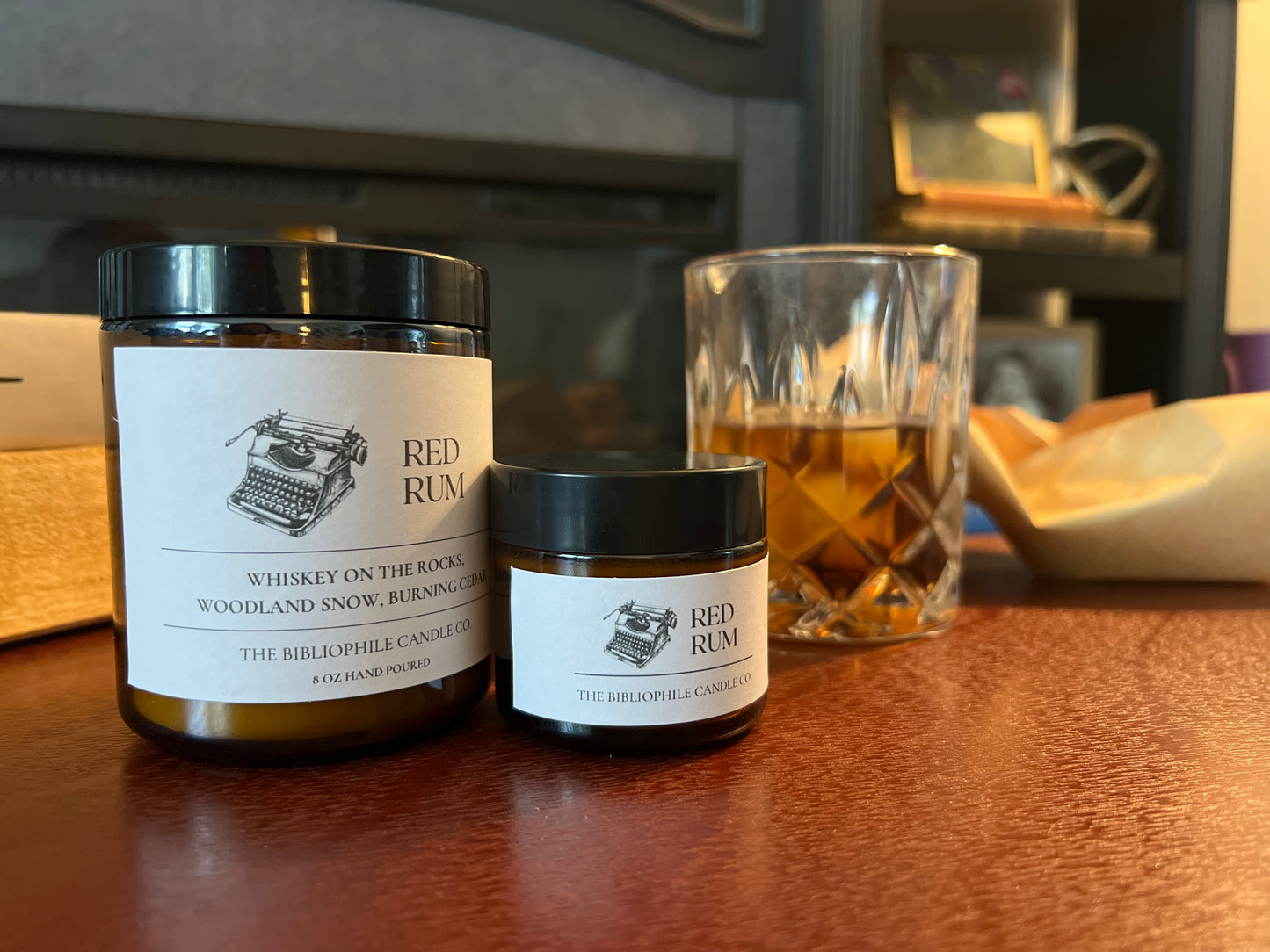 Red Rum Scented Candle