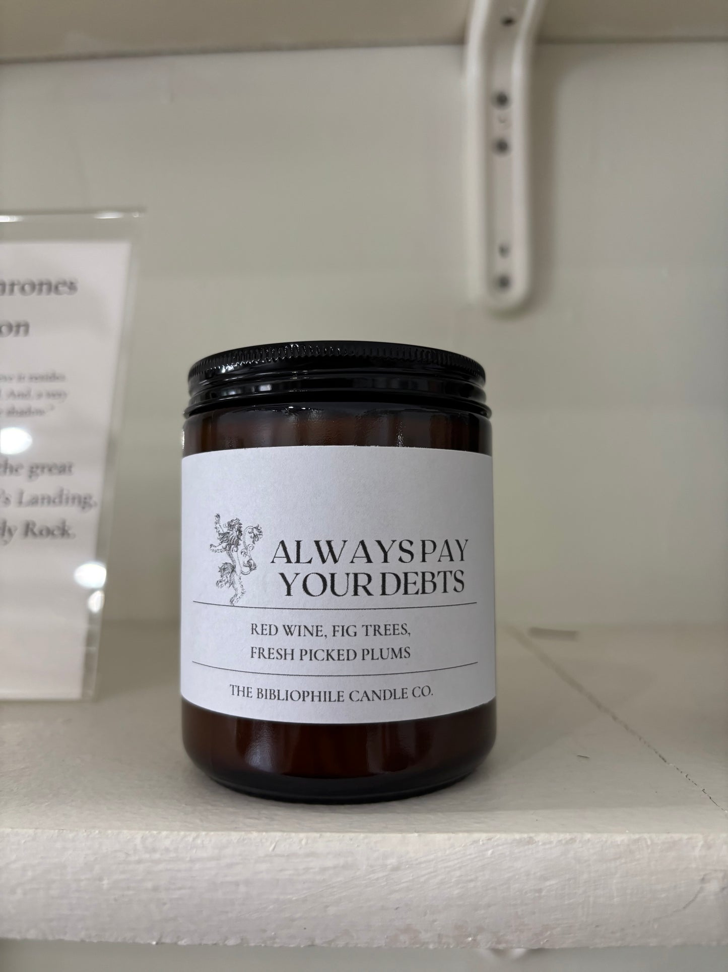Always Pay Your Debts Scented Candle