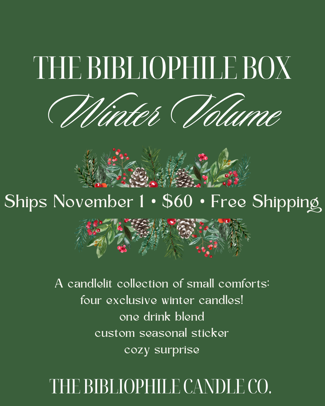 The Bibliophile Box: Winter Volume