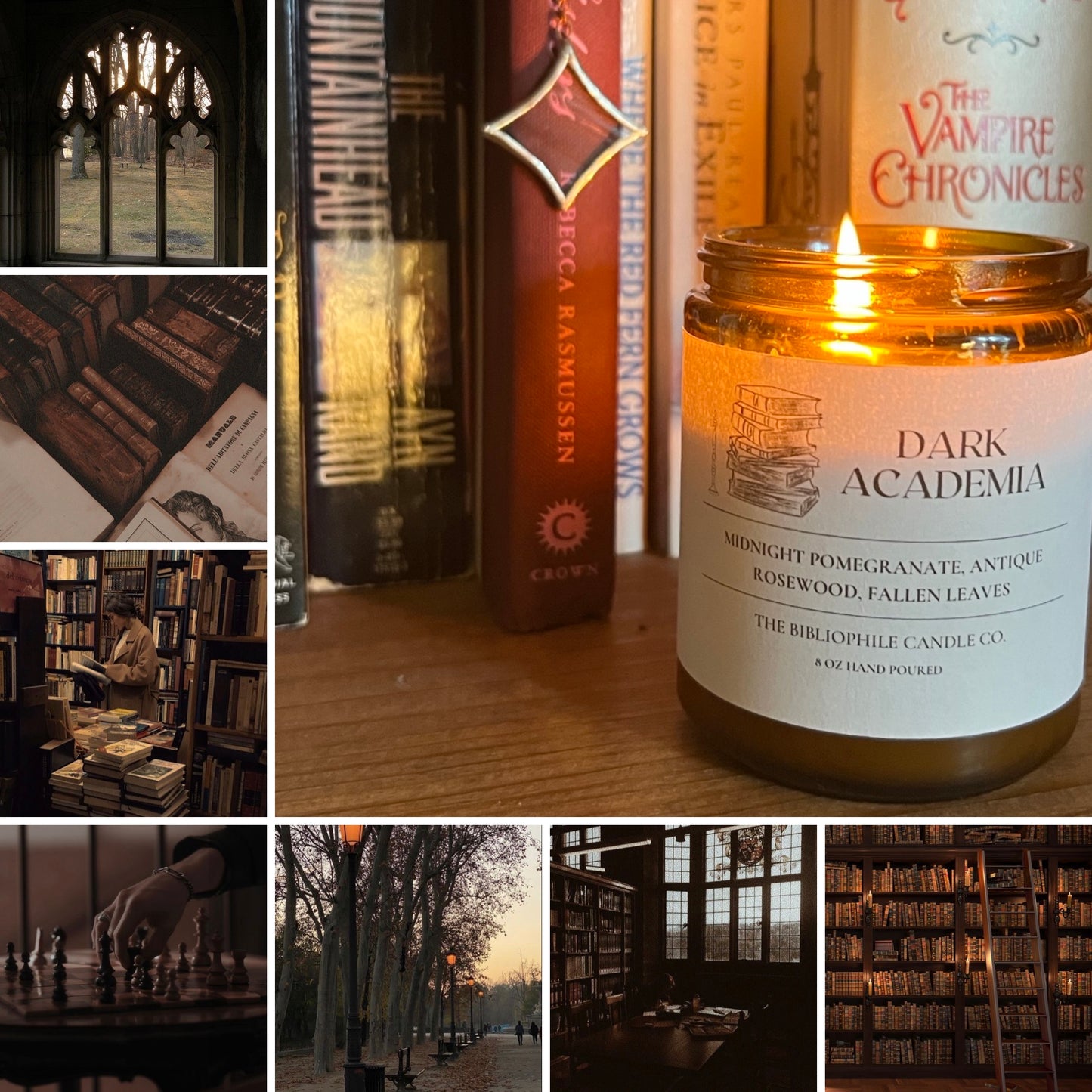 Dark Academia Scented Candle