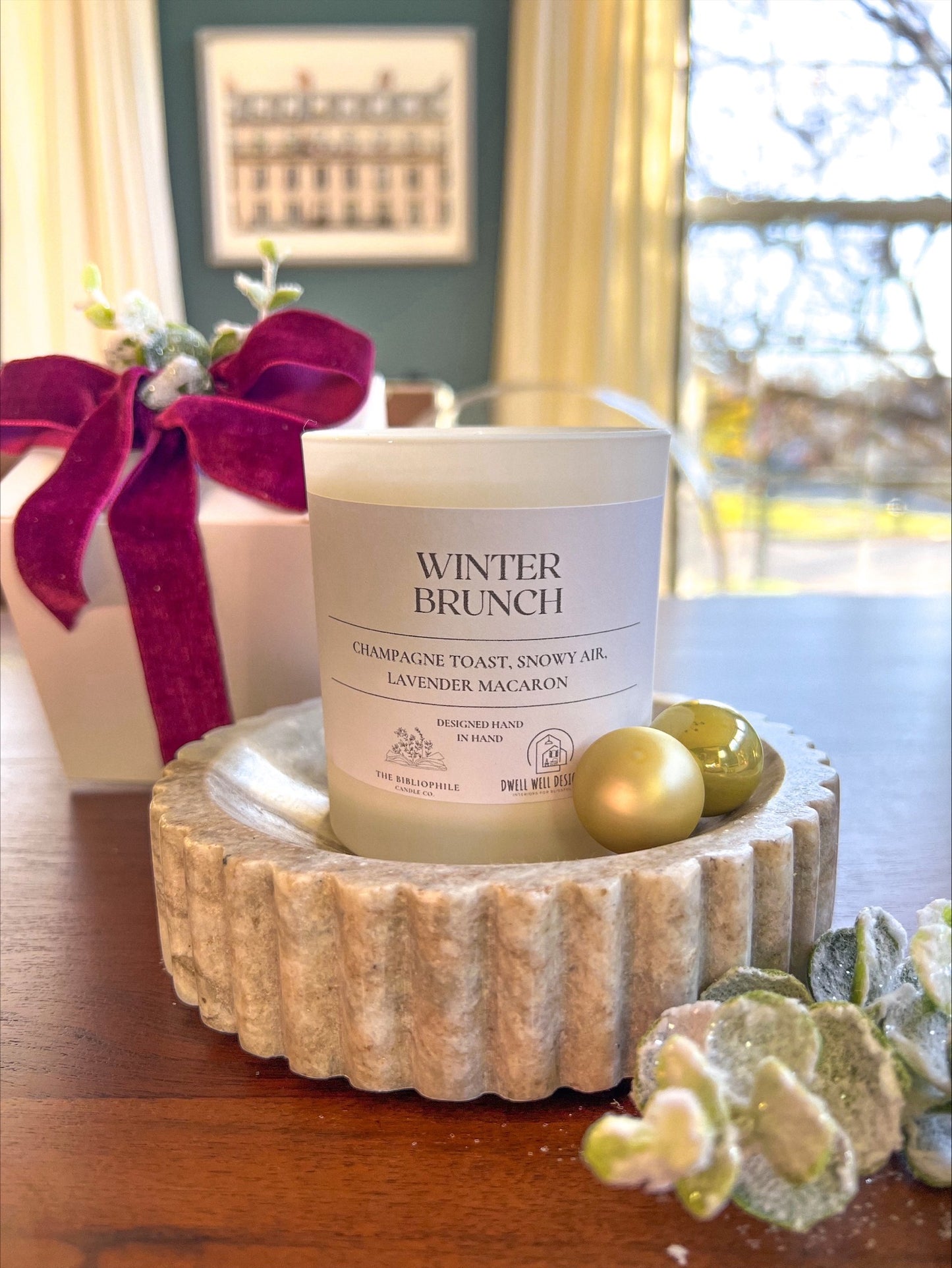 Winter Brunch Scented Candle x Dwell Well Design Co. Collaboration