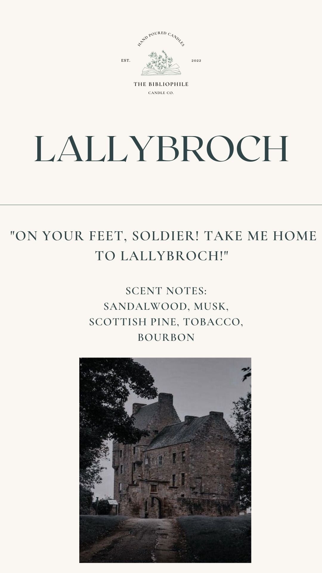 Lallybroch Scented Candle