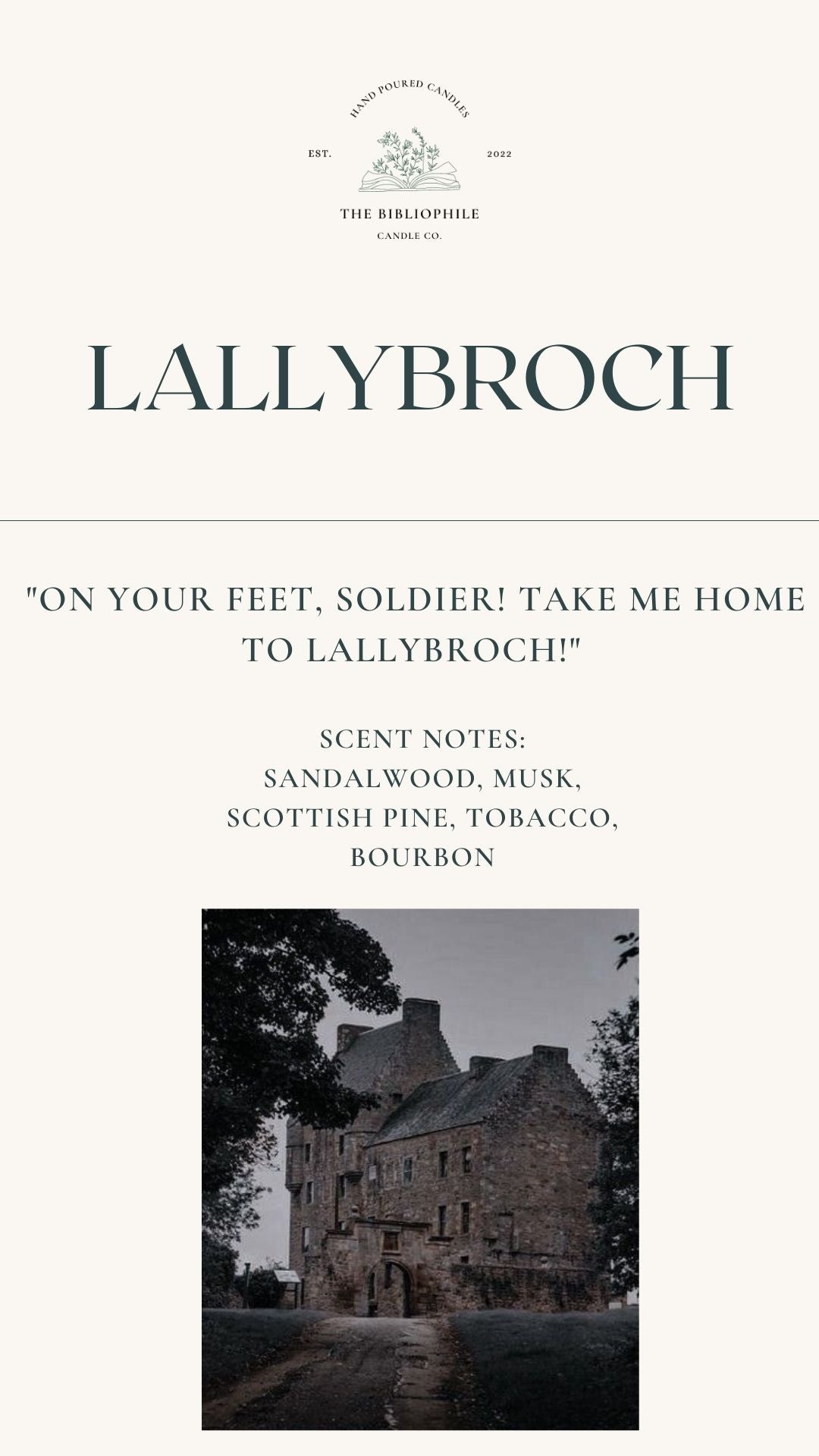 Lallybroch Scented Candle
