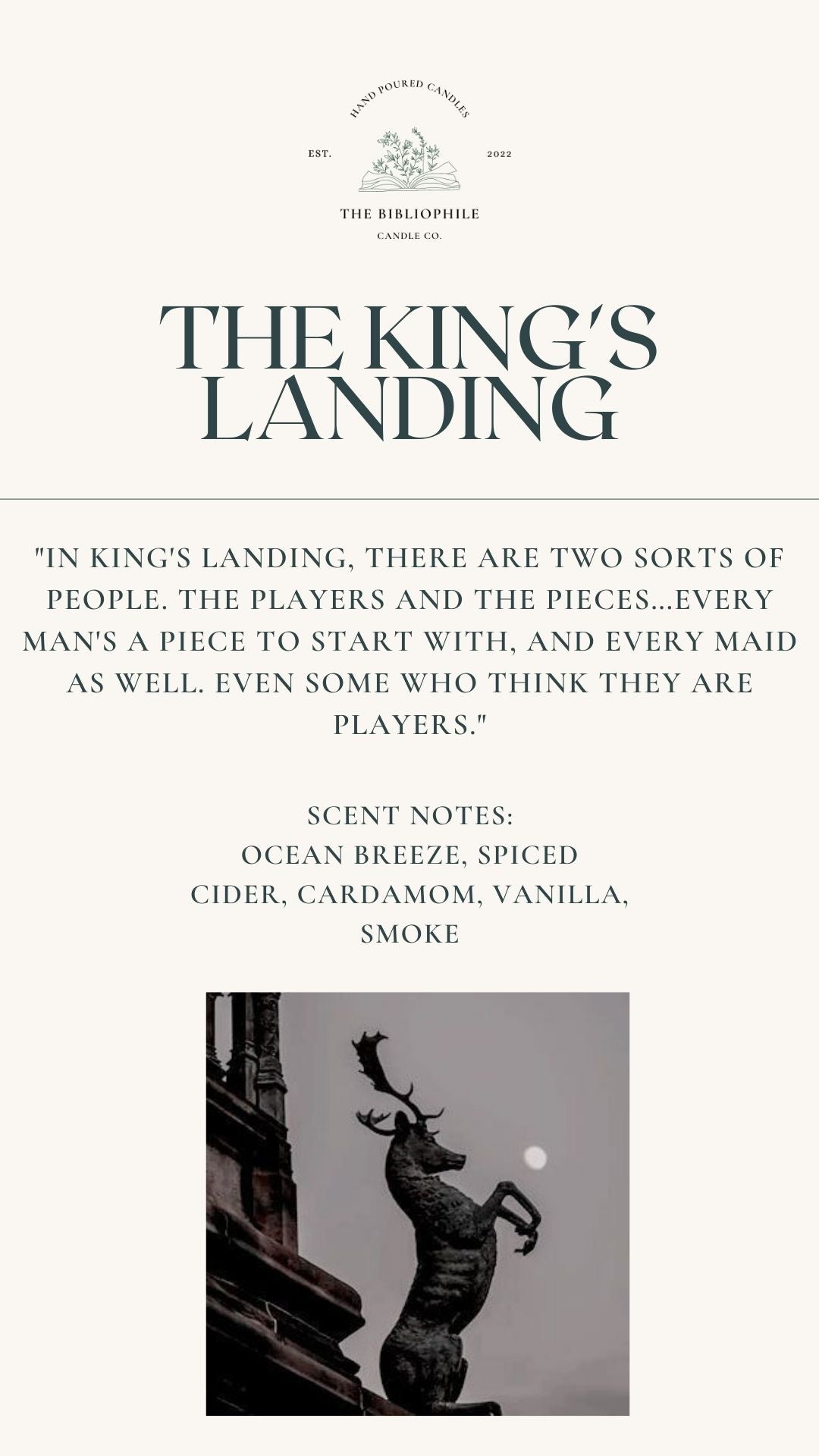 The King's Landing Scented Candle