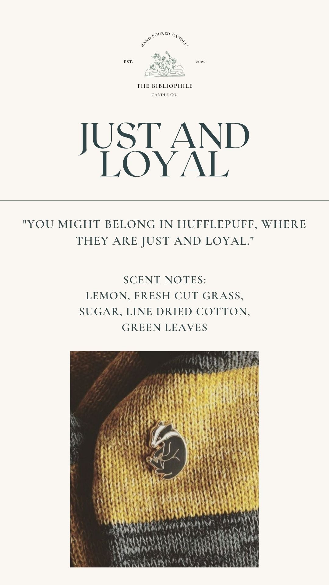 Just and Loyal Scented Candle