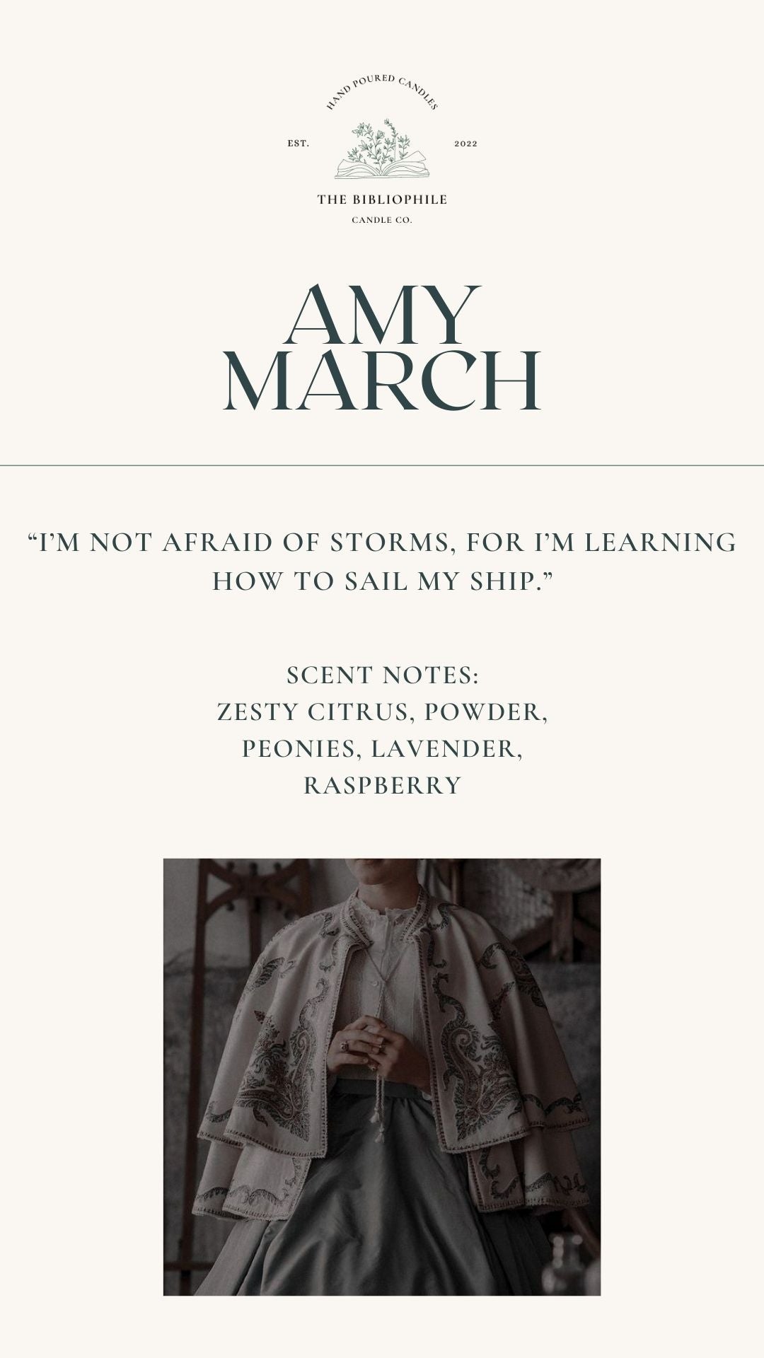 Amy March Scented Candle