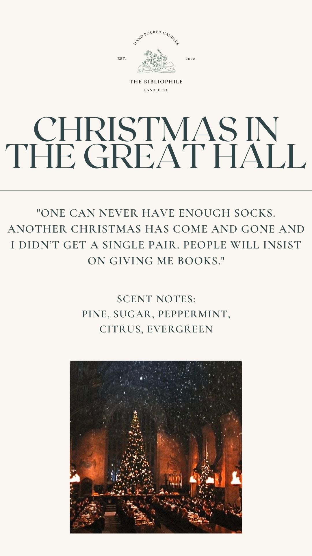 Christmas in the Great Hall Scented Candle
