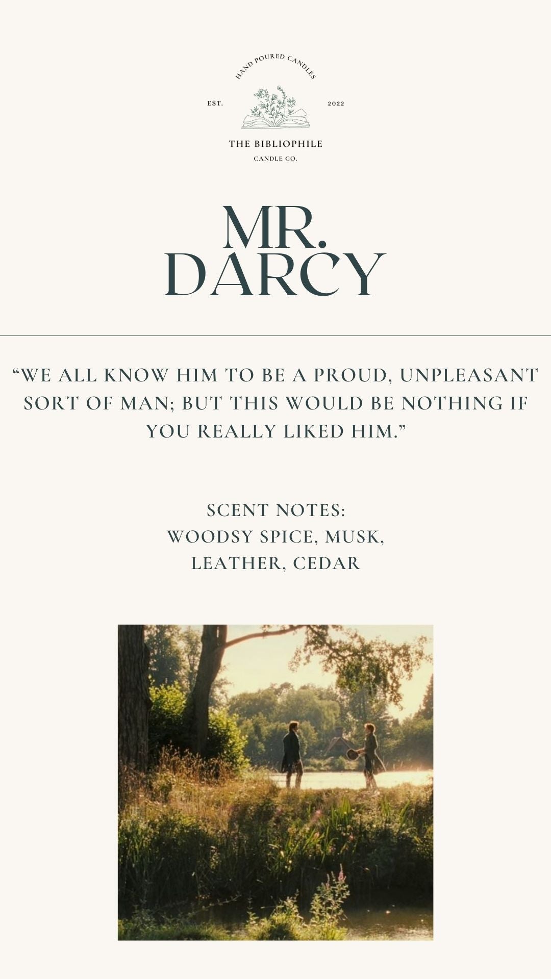 Mr. Darcy Scented Candle