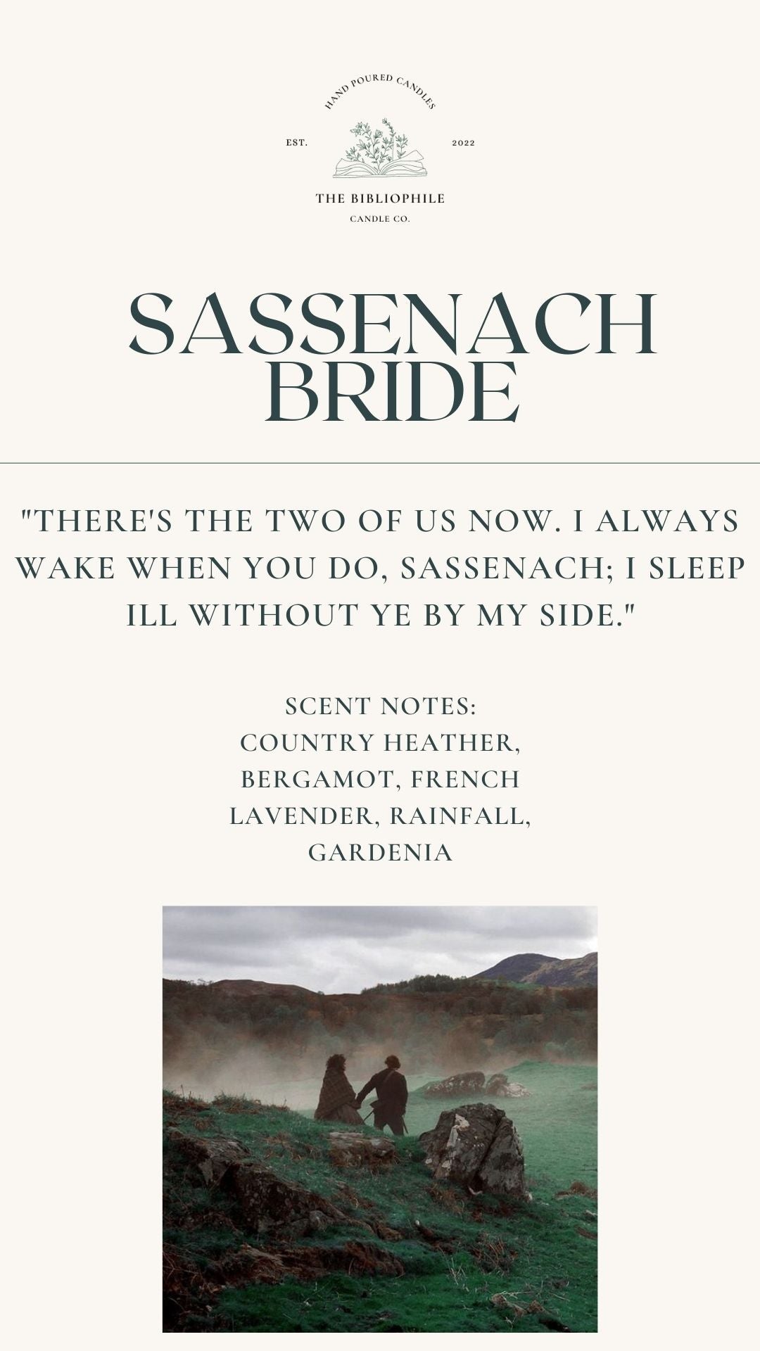 Sassenach Bride Scented Candle