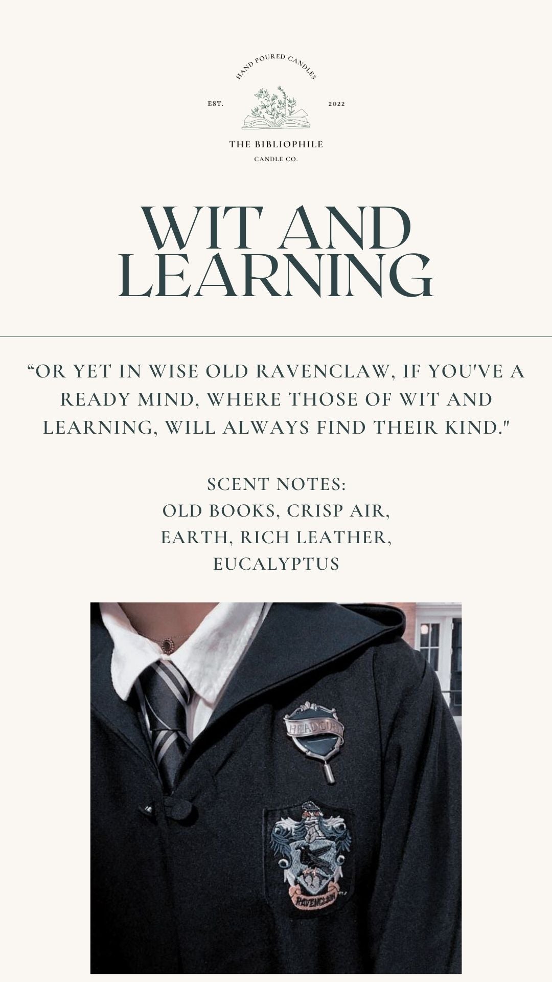 Wit and Learning Scented Candle