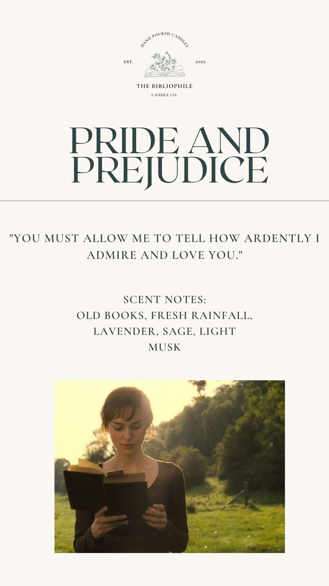 Pride & Prejudice Scented Candle