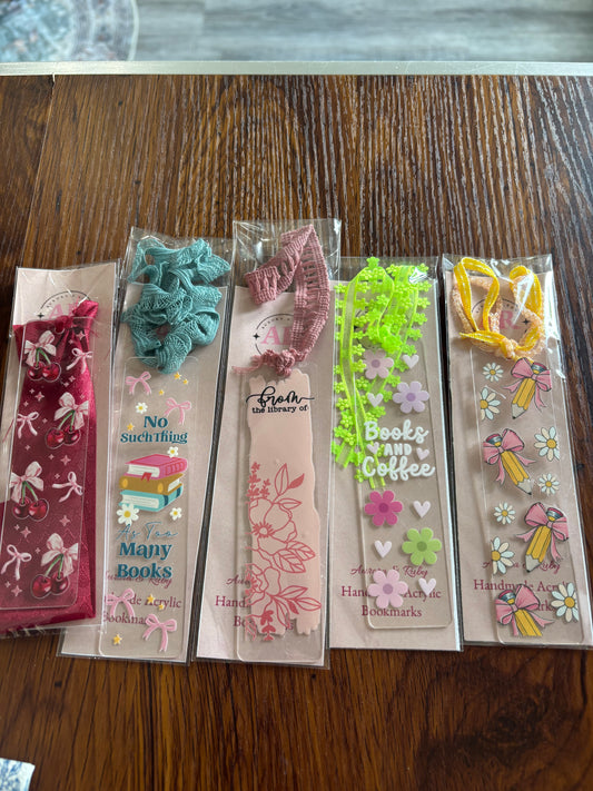 Acrylic Bookmarks - Aurora & Ruby