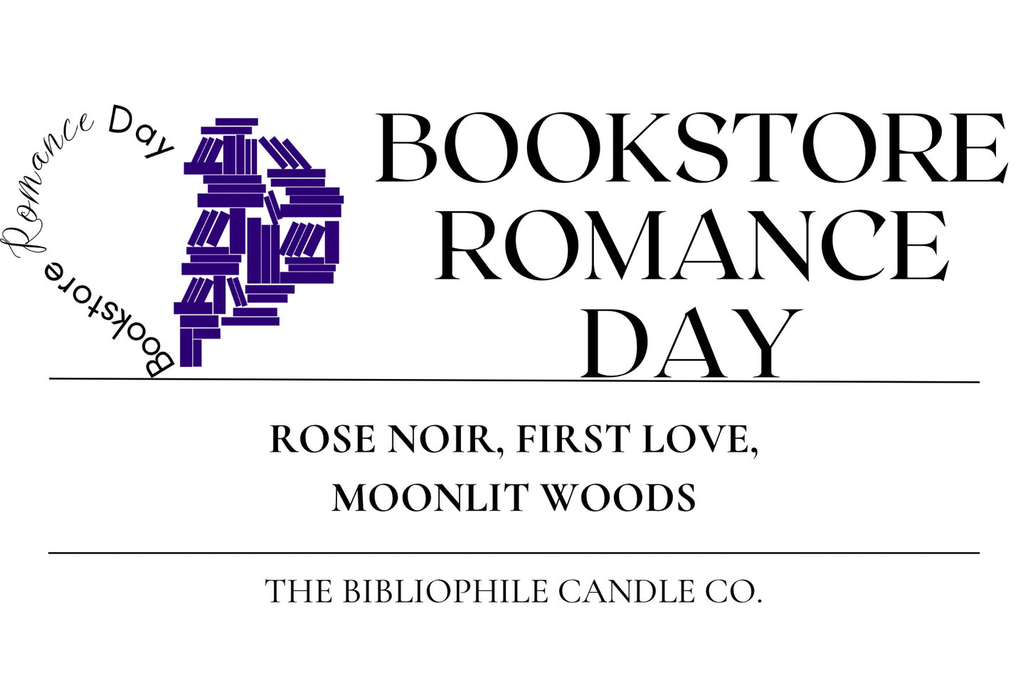 Bookstore Romance Day Scented Candle