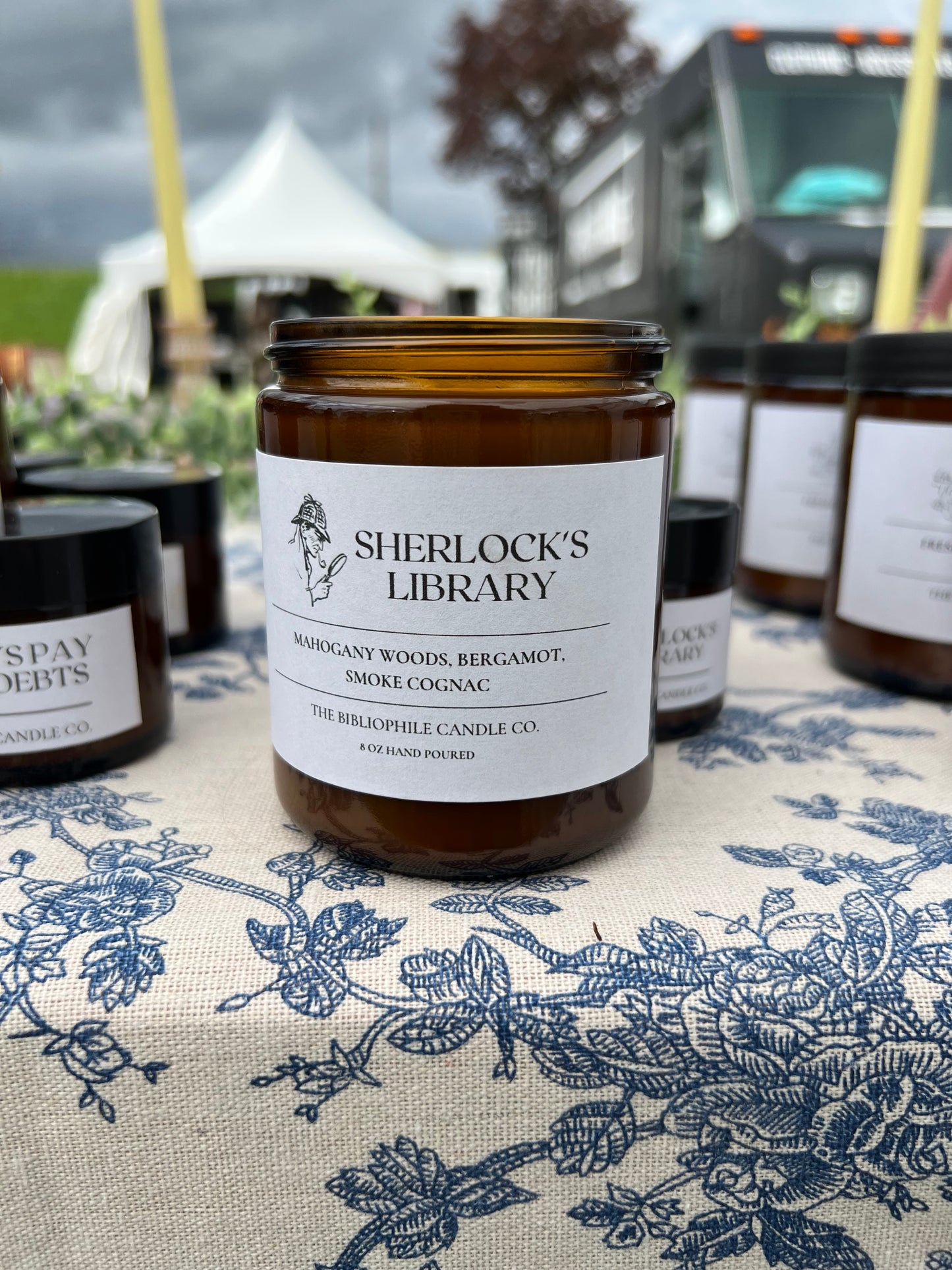 Sherlock's Library Scented Candle