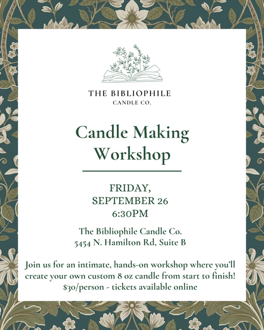 September Candle Pouring Workshop