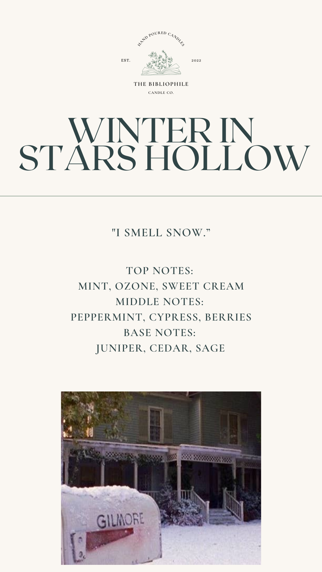 Winter in Stars Hollow Scented Candle