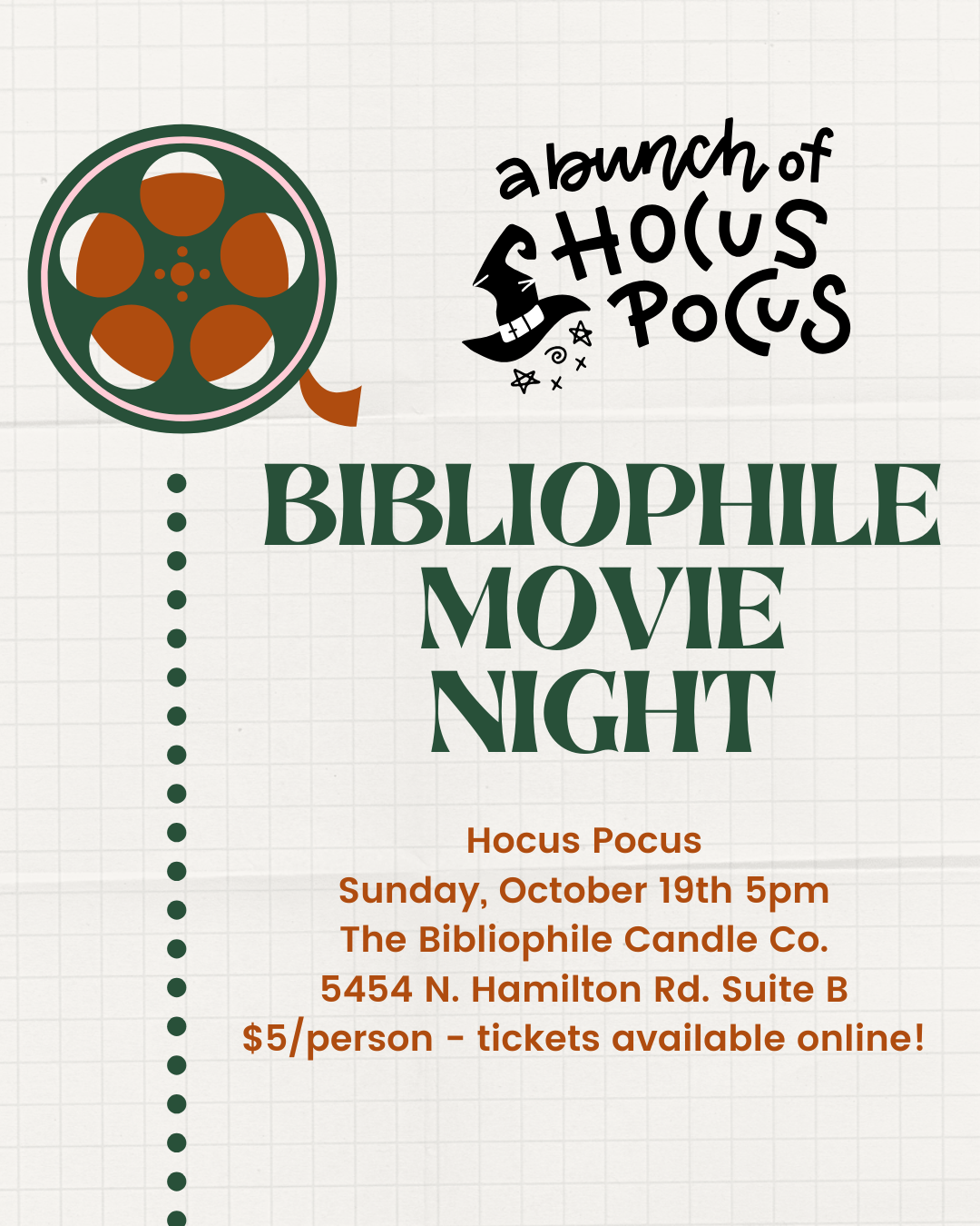 🎬✨ Candlelight Cinema: Hocus Pocus ✨🎬