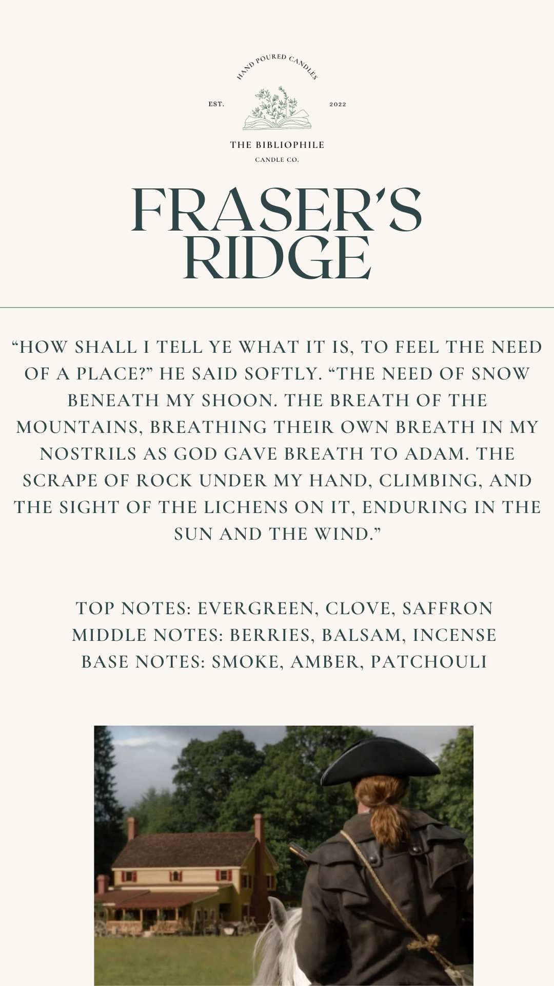 Fraser's Ridge Scented Candle