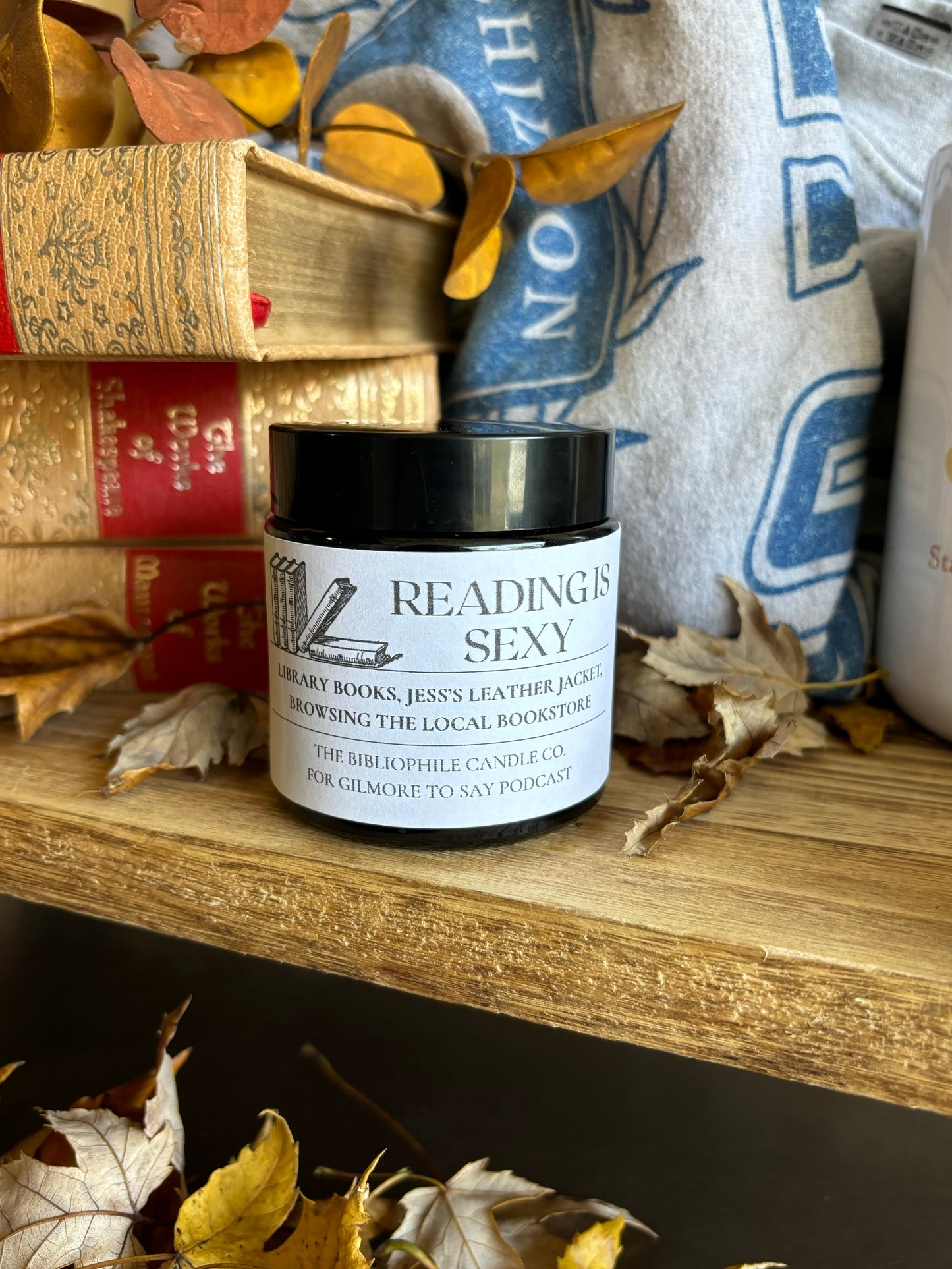 Reading is Sexy Scented Candle x Gilmore To Say Podcast