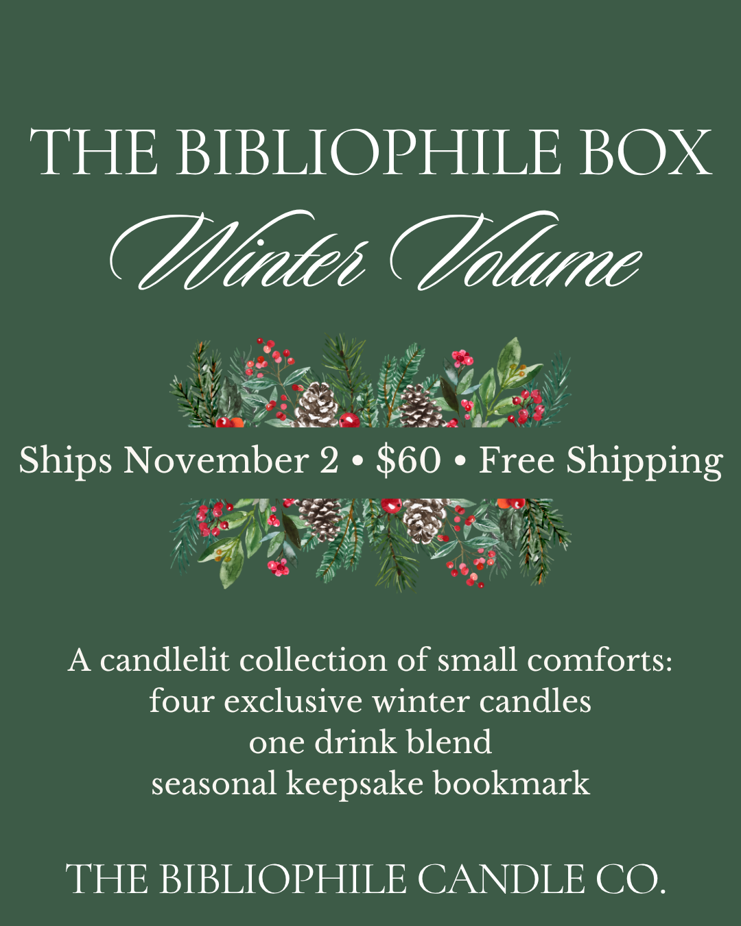 The Bibliophile Box: Winter Volume